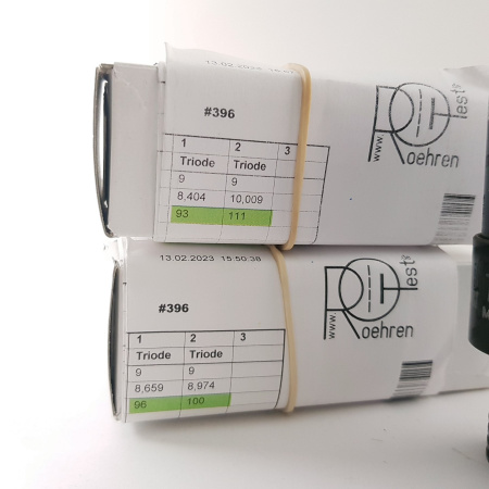 2 X 12SN7GT TUNG-SOL TUBE. 1940s PRODUCTION. MATCHED PAIR. NOS. RCB44