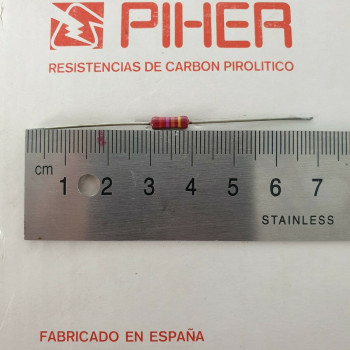 2 X 1/3W 270R 5% 1970s VINTAGE PIHER RESISTOR. NOS. C1794U78F150121