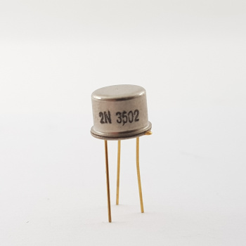 1 X 2N3502 GOLD TRANSISTOR...