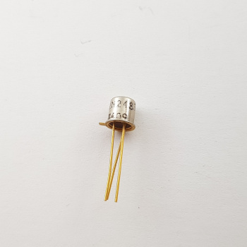 1 X 2N2483 GOLD TRANSISTOR...