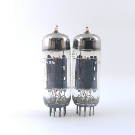 2 X 6463 UNITED ELECTRON TUBE. 1977 PROD. MATCHED PAIR. 28A. CB398