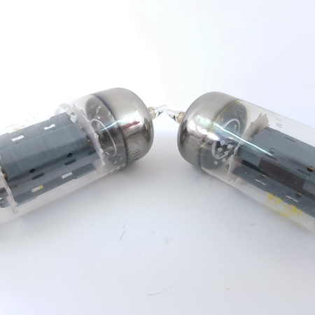 2 X 6463 UNITED ELECTRON TUBE. 1977 PROD. MATCHED PAIR. 28A. CB398