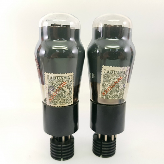 2 X 6F6G MARCONI TUBE. 1948. MATCHED...