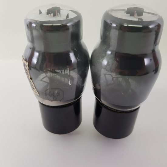 2 X 6F6G RCA TUBE. 1950s PROD. BLACK...