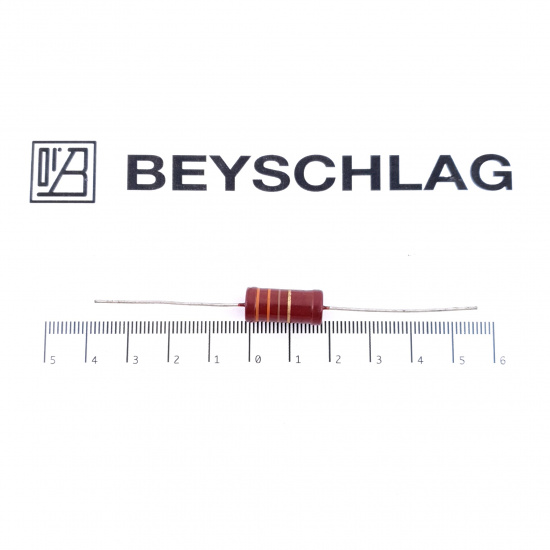 1 X 1W 330R 5% VINTAGE BEYSCHLAG RESISTOR. NOS. C1922U3F310724