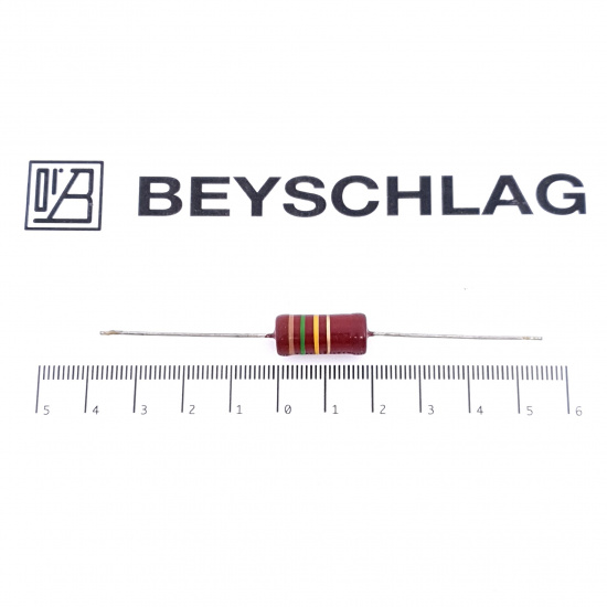 1 X 1W 150K 5% VINTAGE BEYSCHLAG RESISTOR. NOS. C1921U84F310724