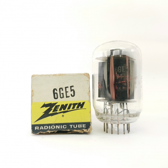 1 X 6GE5 ZENITH TUBE. NOS / NIB. RC120A