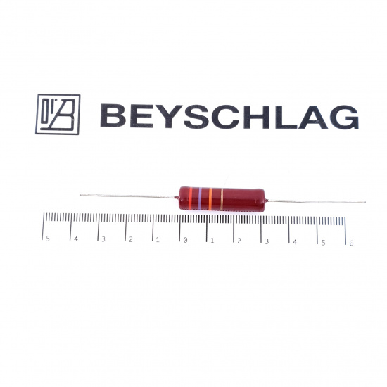 1 X 2W 27K 5% VINTAGE BEYSCHLAG RESISTOR. NOS. C1923U2F010824