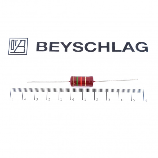 1 X 1W 1.5K 1K5 5% VINTAGE BEYSCHLAG RESISTOR. NOS. C1923U18F010824