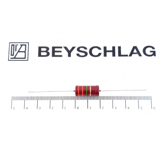 1 X 1W 2.2M 2M2 5% VINTAGE BEYSCHLAG RESISTOR. NOS. C1922U15F010824