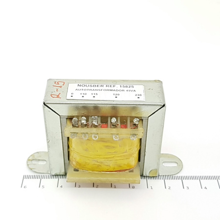 AUTO TRANSFORMADOR DE RADIO ANTIGUA DE 230V A 120V 45VA. R15 - 15825 ..1