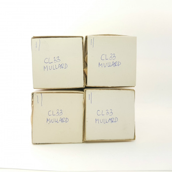 4 X CL33 MULLARD TUBE.... 2
