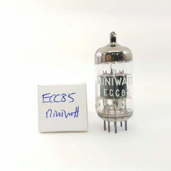 1 X ECC85 TUBE. 6AQ8 TUBE. MINIWATT BRAND TUBE DELTA CODE. NOS. RCB249