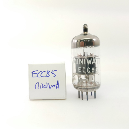 1 X ECC85 TUBE. 6AQ8 TUBE. MINIWATT BRAND TUBE DELTA CODE. NOS. RCB249