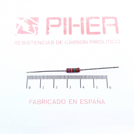 1 X 1/2W 6.8M 6M8 5% 1960s VINTAGE PIHER RESISTOR. NOS. C1891U34F080824