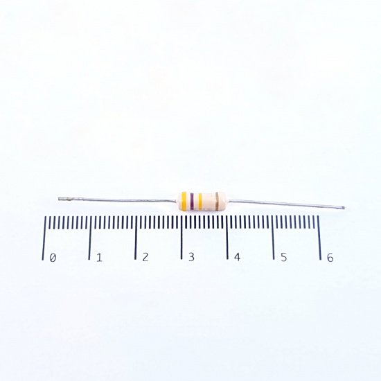 4 X 1W 470K 5% CARBON RESISTOR. C1892U125F080824