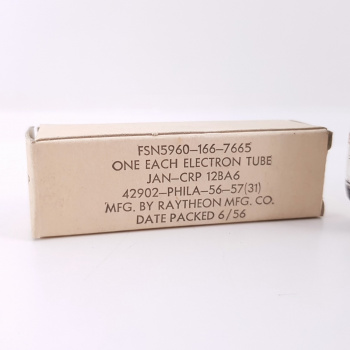 1 X 12BA6 RAYTHEON TUBE.... 2
