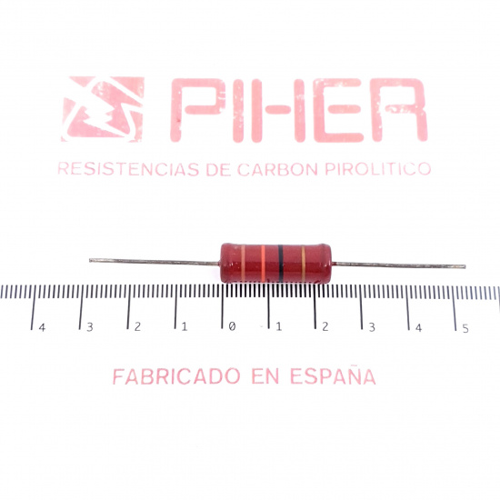 1 X 2W 13R 5% 1970s VINTAGE PIHER RESISTOR. NOS. C1911U400F110824