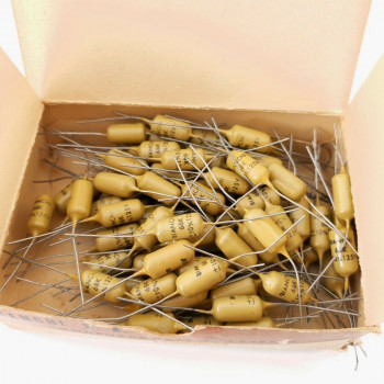 100 X 68K 68000pF 0.068uF 125V 10% MULLARD MUSTARD (BIANCHI PHILIPS) CP  ENA 2