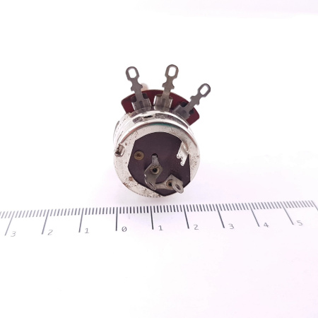 1 X 500K LOG WITH ON/OFF COYRE POTENTIOMETER. NEW. RCP9/9u1