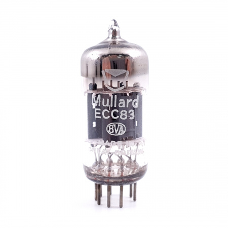 1 X ECC83 MULLARD TUBE. 1960s PRODUCTION. E-CODES.  NOS/NIB. CB407