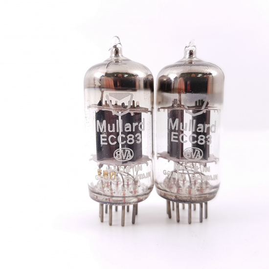 2 X ECC83 MULLARD TUBE. MATCHED PAIR...