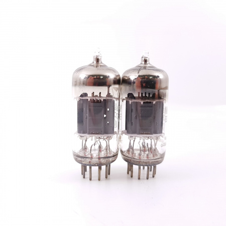 2 X ECC83 MULLARD TUBE. MATCHED PAIR 1960s PRODUCTION. E-CODES. CB407