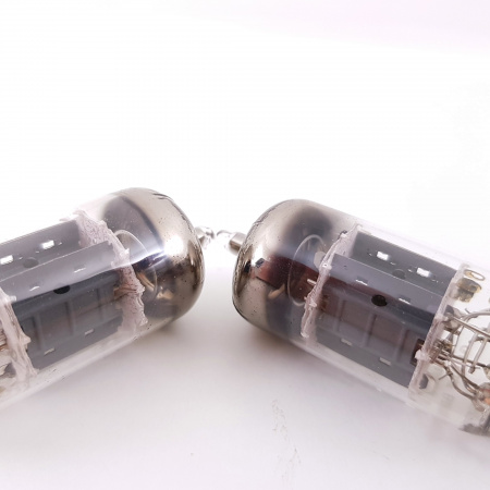 2 X ECC83 MULLARD TUBE. MATCHED PAIR 1960s PRODUCTION. E-CODES. CB407