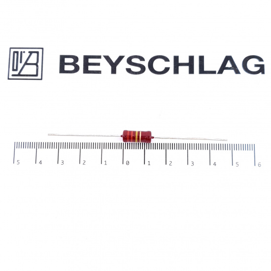 1 X 1/2W 220K 5% VINTAGE BEYSCHLAG RESISTOR. NOS. C1939U7F020924