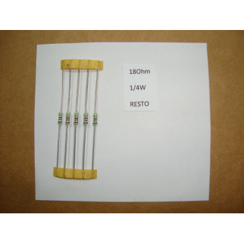 RESISTOR. 1/4W 18R 18Ohm 5%...