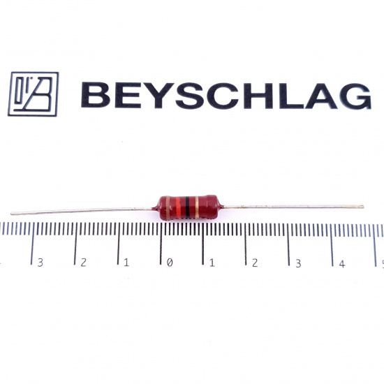 1 X 1/2W 12R 5% VINTAGE BEYSCHLAG RESISTOR. NOS. C1938U18F040924