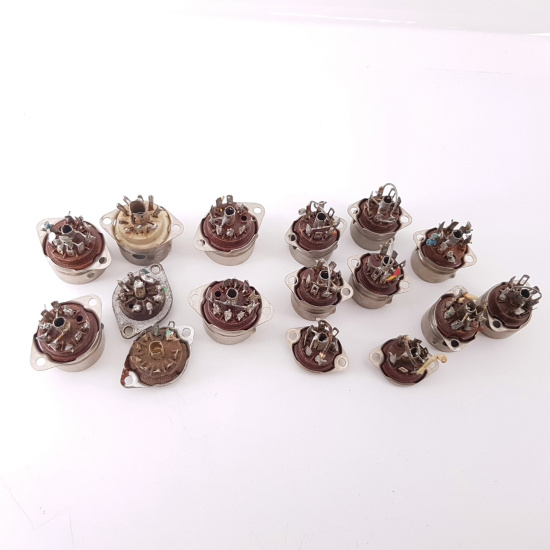LOT OF 7 X NOVAL SOCKET USED + 9 X 7...