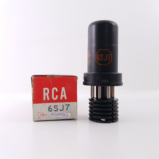 1 X 6SJ7 RCA RADIOTRON TUBE. 1960s PRODUCTION. 123%. 6. CH83