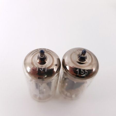 2 X 6211 TELEFUNKEN TUBE. 1960s PROD. GOLD PIN. MATCHED PAIR. 73. CH164