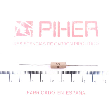 1 X 1W 1K 5% 1960s VINTAGE...