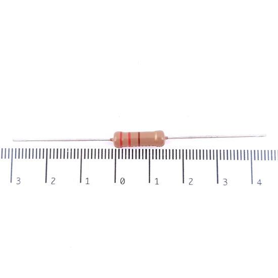 2 X 2W 220R 5% CARBON FILM RESISTOR. C1988U15F210924