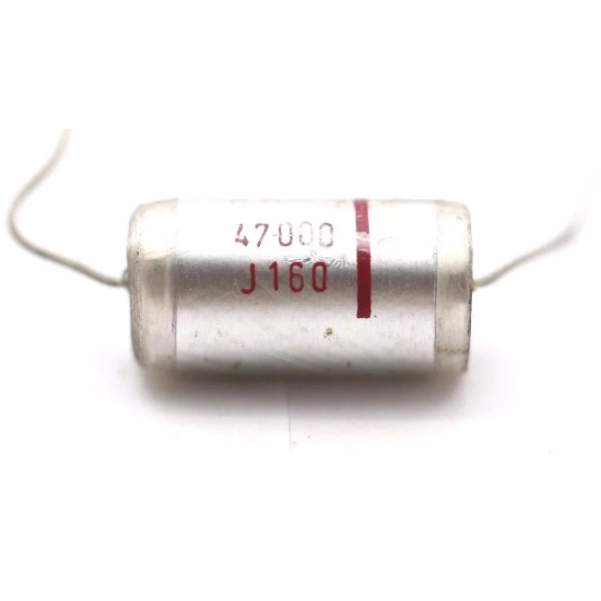 1 x ELECTROLYTIC CAPATICOR 47uF 160V NOS (NEW OLD STOCK) 1PC. CA346U1F230924