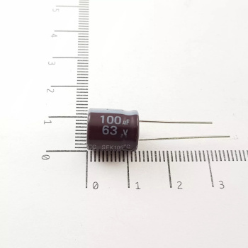 1 x 100uF 63V 105ºC TEAPO...