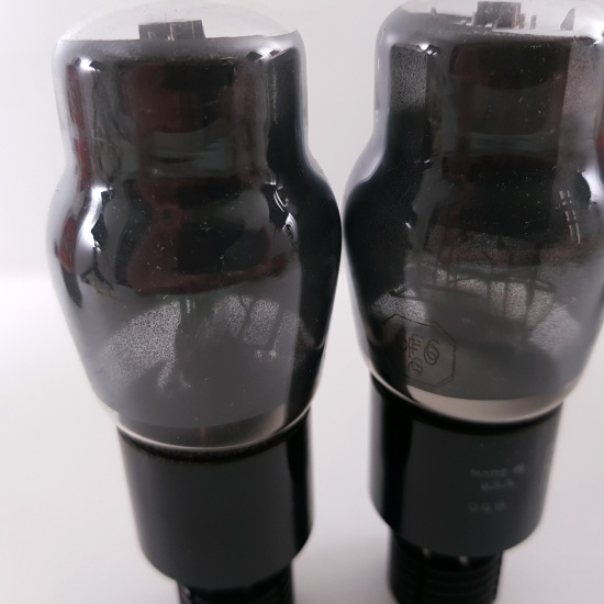 2 X 6F6G RCA TUBE. 1950s PROD. BLACK...