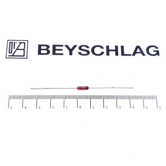 1 X 1/4W 3.3R 3R3 VINTAGE BEYSCHLAG RESISTOR. NOS. C2100U98F061024