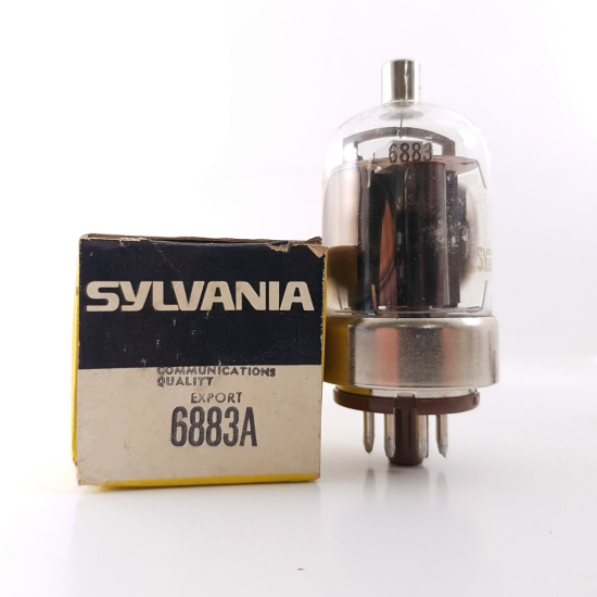 1 X 6883A SYLVANIA TUBE. NOS/NIB. RCB383V1