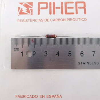 2 X 1/3W 560R 5% 1970S VINTAGE PIHER RESISTOR. NOS. C1798U1500F220121