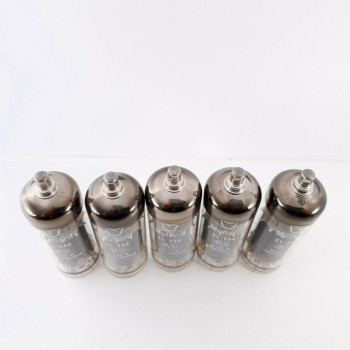 5 X EL504 MULLARD TUBE. 1960s PRODUCTION. 3 MICAS. DUAL GETTER. MATCHED CP  ENA 2