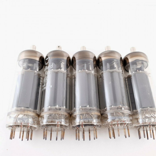 5 X EL504 MULLARD TUBE. 1960s PRODUCTION. 3 MICAS. DUAL GETTER. MATCHED CP  ENA