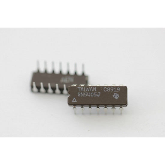 SN5405J TEXAS INST. INTEGRATED CIRCUIT NOS( New Old Stock )1PC C206U25F180314