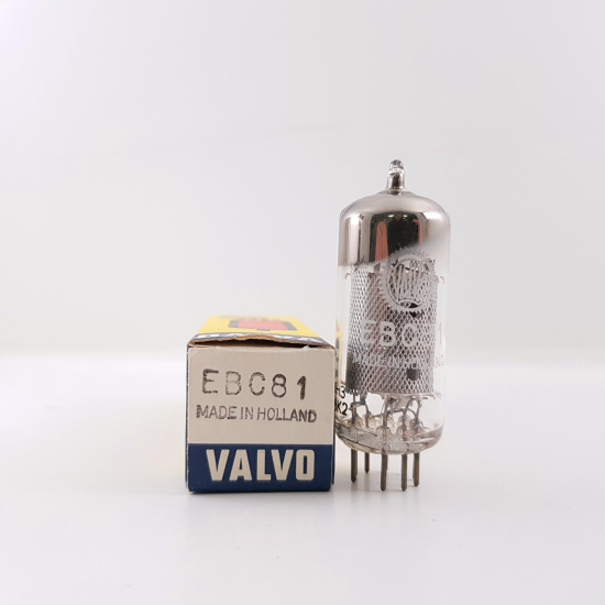 1 X EBC81 VALVO TUBE. NOS/NIB. RC140