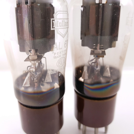 2 X AL60 MULLARD TUBE. MATCHED PAIR....