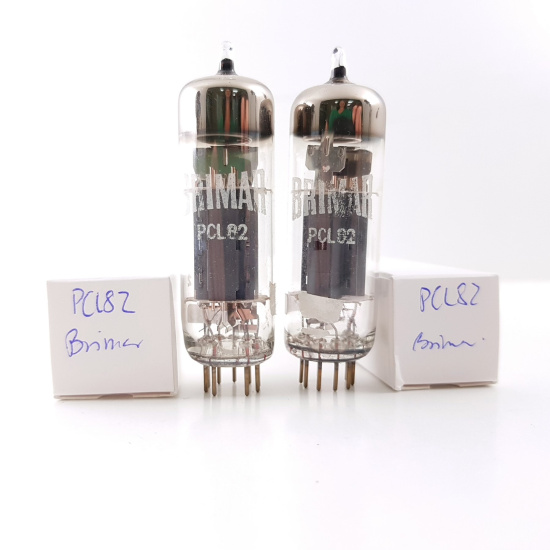 2 X PCL82 BRIMAR TUBE.1960s PROD. MATCHED PAIR. RCB406