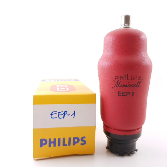 1 X EEP1 PHILIPS MINIWATT TUBE. NOS. RCB397