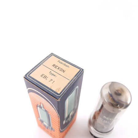 1 X EBL71 / EBL21 REXON TUBE. RENTAGULAR GETTER. NOS/NIB. RCB400